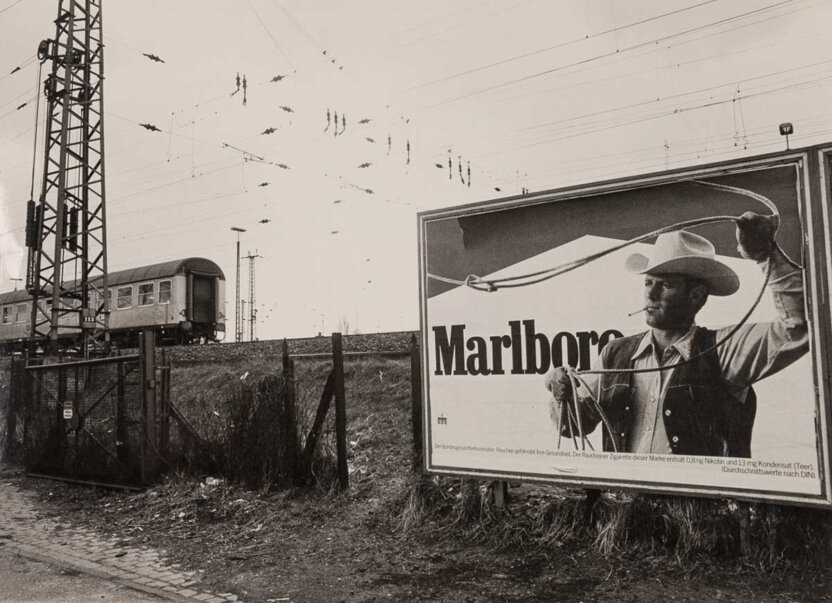 Werbeplakat für Marlboro in Bremen