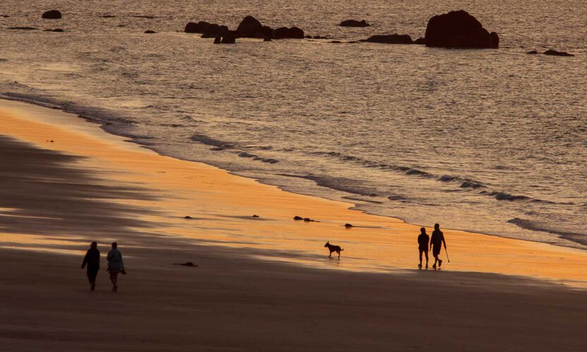 Strand in der Bretagne